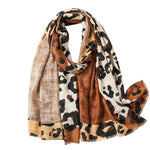 Load image into Gallery viewer, Lightweight Leopard Print Scarf Shawl Women N6H253