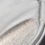 Load image into Gallery viewer, Silver PVC Headphone Case Mini Portable Zipper Pouch S5P857