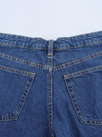 Load image into Gallery viewer, Mid-Rise Denim Shorts Women Office Casual Slim Fit N6F002