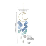 Load image into Gallery viewer, Moon Shell Dream Catcher Wind Chime Balcony Decor N6F315