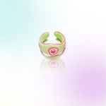 Load image into Gallery viewer, namel Dome Ring Women Light Stackable Adjustable S5P881