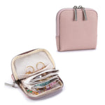 Load image into Gallery viewer, Genuine Leather Layered Jewelry Pouch Organizer N6E064