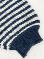 Load image into Gallery viewer, Off Shoulder Stripe Knit Sweater Drop Sleeve Women N6B031