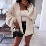 Load image into Gallery viewer, Mid Length Knit Cardigan Women Casual Loose Fit N5A852