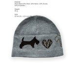 Load image into Gallery viewer, Leopard Heart Puppy Jacquard Wool Blend Beanie Women N6H208