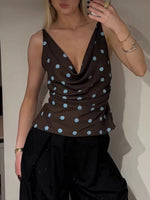 Load image into Gallery viewer, Flowy Polka Dot Camisole Top Women N6E147