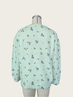 Load image into Gallery viewer, Floral Print Knit Pullover Round Neck Long Sleeve N6G145