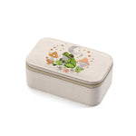 Load image into Gallery viewer, Embroidered Canvas Jewelry Box with Metal Zipper N6E072
