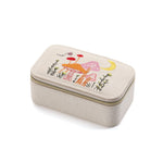 Load image into Gallery viewer, Embroidered Canvas Jewelry Box with Metal Zipper N6E072