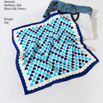 Load image into Gallery viewer, Silk Mini Scarf Simple Print Multi Color Women M5A344