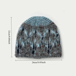 Load image into Gallery viewer, Unisex Wool Blend Jacquard Knit Beanie N6J110