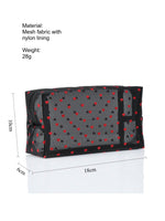 Load image into Gallery viewer, Heart Mesh Makeup Pouch Large Capacity Women N6B150
