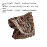 Load image into Gallery viewer, Colorful Knit Woven Shoulder Bag Women S5P707