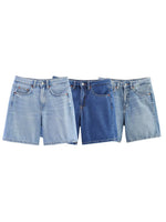 Load image into Gallery viewer, Mid-Rise Denim Shorts Women Office Casual Slim Fit N6F002