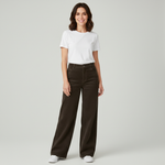 Load image into Gallery viewer, Corduroy Straight-leg Trousers High-waist N6A140