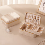 Load image into Gallery viewer, Double Layer Velvet Jewelry Box Large Capacity S5P827