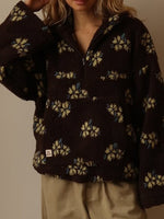 Load image into Gallery viewer, Polar Fleece Floral Sweatshirt Women Multiple Colors N5A509