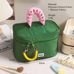 Load image into Gallery viewer, Retro Color Block Makeup Bag Waterproof Portable S5P727