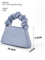 Load image into Gallery viewer, Pleated Top Handle PVC Makeup Bag Women N6C071
