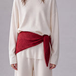 Load image into Gallery viewer, Wool Blend Knit Triangle Scarf Shawl N6K246