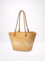 Load image into Gallery viewer, Hand Woven Rattan Tote Bag Beach Women N6C303