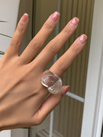 Load image into Gallery viewer, Candy Color Heart Resin Ring Vacation Style Women N6A217