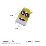 Load image into Gallery viewer, Enamel Drop Earrings Women Hand Painted Copper S5P879