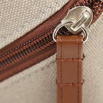 Load image into Gallery viewer, Grey Canvas Zipper Toiletry Bag Organizer Portable S5P847