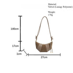 Load image into Gallery viewer, Retro Dumpling Bag Women Fashion Patchwork Shoulder S5P701