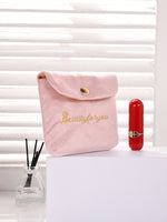Load image into Gallery viewer, Velvet Embroidered Retro Lipstick Pouch Women N6B130