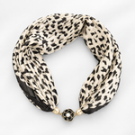 Load image into Gallery viewer, Women's Polyester Printed Scarf Necklace N6J109
