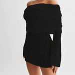 Load image into Gallery viewer, Sheer Long Sleeve Short Beach Dress Women N6A062