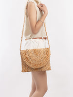 Load image into Gallery viewer, Handwoven Jute Crossbody Bag Beach Women N6C306