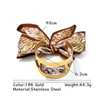 Load image into Gallery viewer, Celestial Cuff Bangle Moon Sun Hollow Wide N6F262