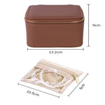 Load image into Gallery viewer, 6 Layer Travel Jewelry Organizer Box Leather S5P836