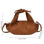 Load image into Gallery viewer, Women's Ruched PU Leather Dumpling Bag N6J213