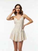 Load image into Gallery viewer, Polka Dot Short Slip Dress Women N6C263