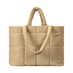 Load image into Gallery viewer, Diamond Quilted Puffer Tote Bag Women S5P807