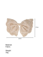 Load image into Gallery viewer, Lace Bow Half Up Hair Clip Women N6C019