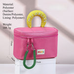 Load image into Gallery viewer, Color Block Makeup Bag Large Capacity Waterproof S5P744