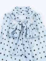 Load image into Gallery viewer, Polka Dot Sleeveless Top and A-Line Skirt Set N6E170