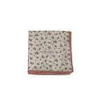 Load image into Gallery viewer, Vintage Floral Pure Cotton Small Square Scarf Women M5A340