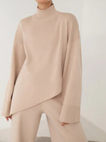 Load image into Gallery viewer, High Neck Knit Set Women Multiple Colors N5A507