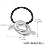 Load image into Gallery viewer, 18K Gold Plated Titanium Steel Butterfly Hair Tie S5P452