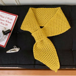 Load image into Gallery viewer, Cross Knit Neck Warmer Scarf Women Wool Blend N6H313