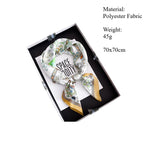 Load image into Gallery viewer, Retro Color Block Polka Dot 70x70 Scarf MC Women M5A354