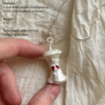 Load image into Gallery viewer, 3D Small Apple Core Pendant Collarbone Chain Women S5P955