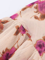Load image into Gallery viewer, Retro Floral Layered Blouse Women N6C116