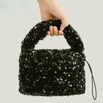 Load image into Gallery viewer, Sequin Shoulder Bag Women Glitter Small Square Purse S5P791