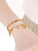 Load image into Gallery viewer, Layered Openwork Heart Bracelets Stainless Steel Women N6D524